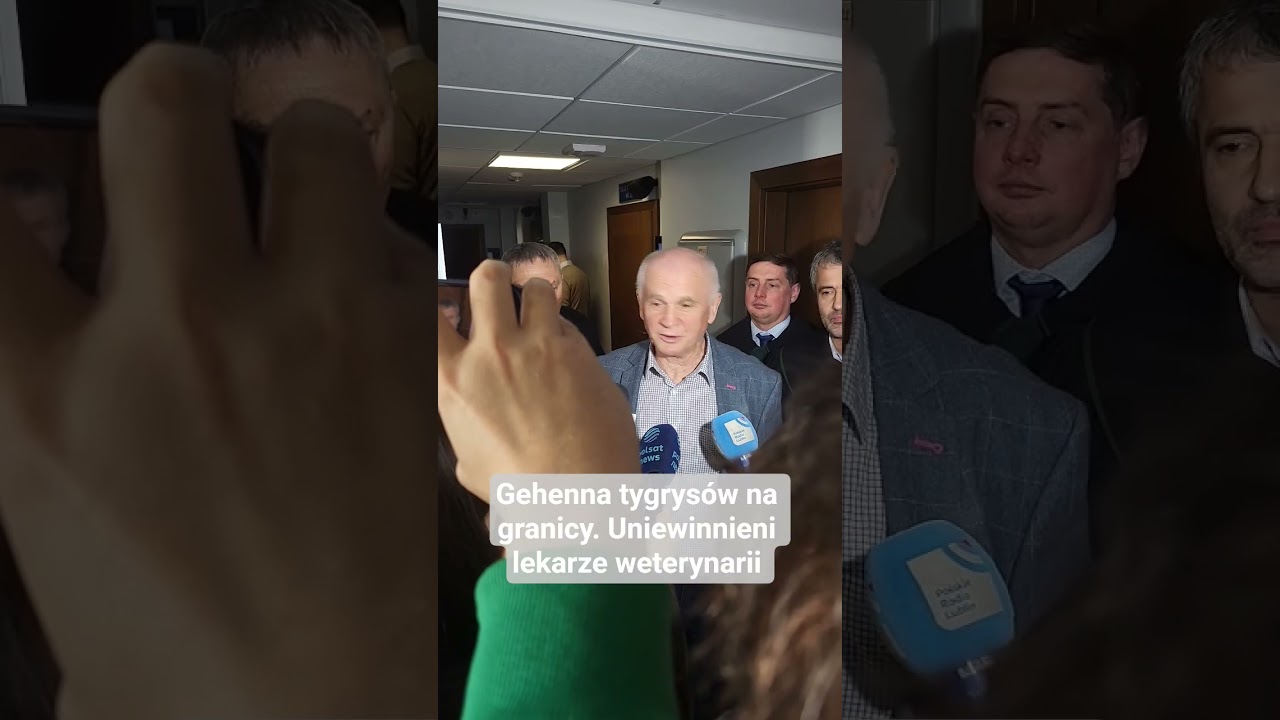 Uniewinnieni lekarze weterynarii o prawomocnym wyroku ws. gehenny tygrys&oacute;w na granicy