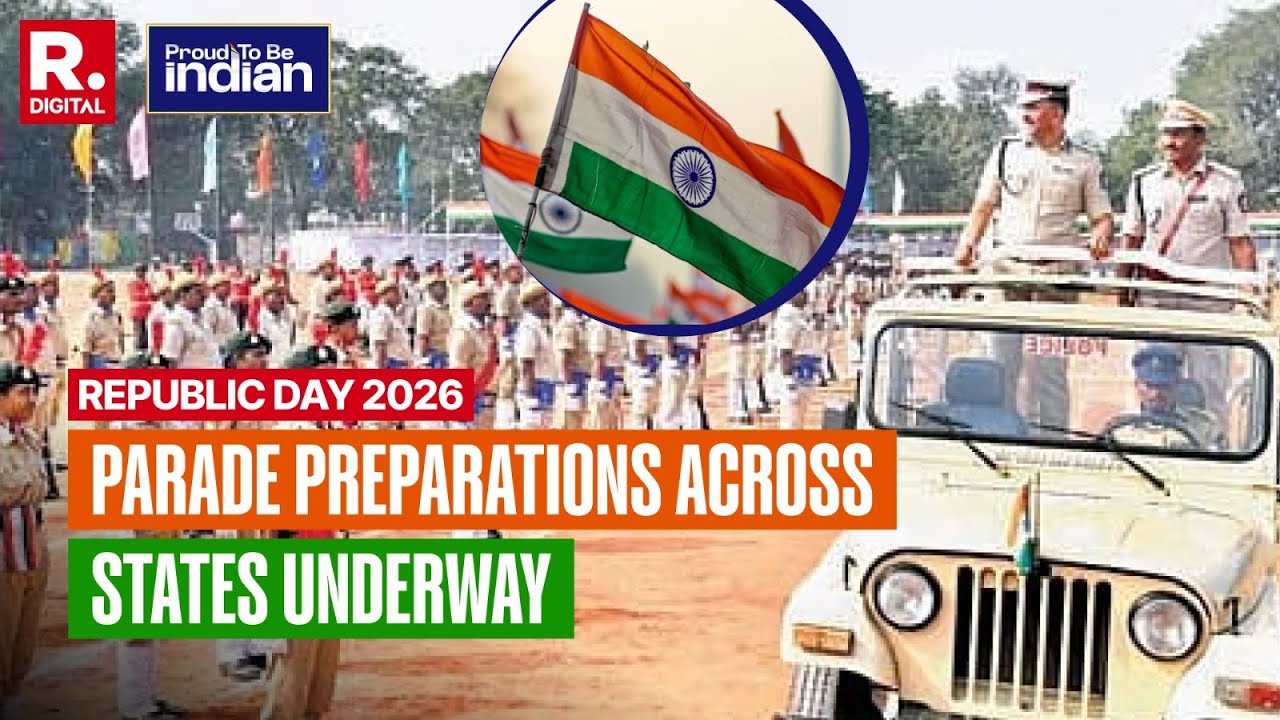 Republic Day 2026:As Nation Celebrates 77th Republic Day, Parade Preparations Across States Underway