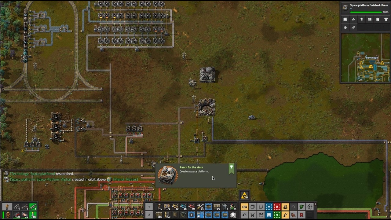 Kurn Plays Factorio Space Age: Day 24: WE ACTUALLY GET TO SPACE!!!!