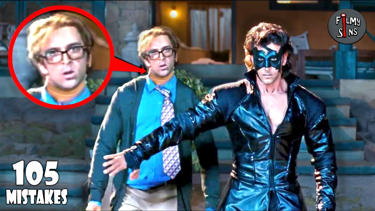 (105 Mistakes) In Krrish - Plenty Mistakes In 