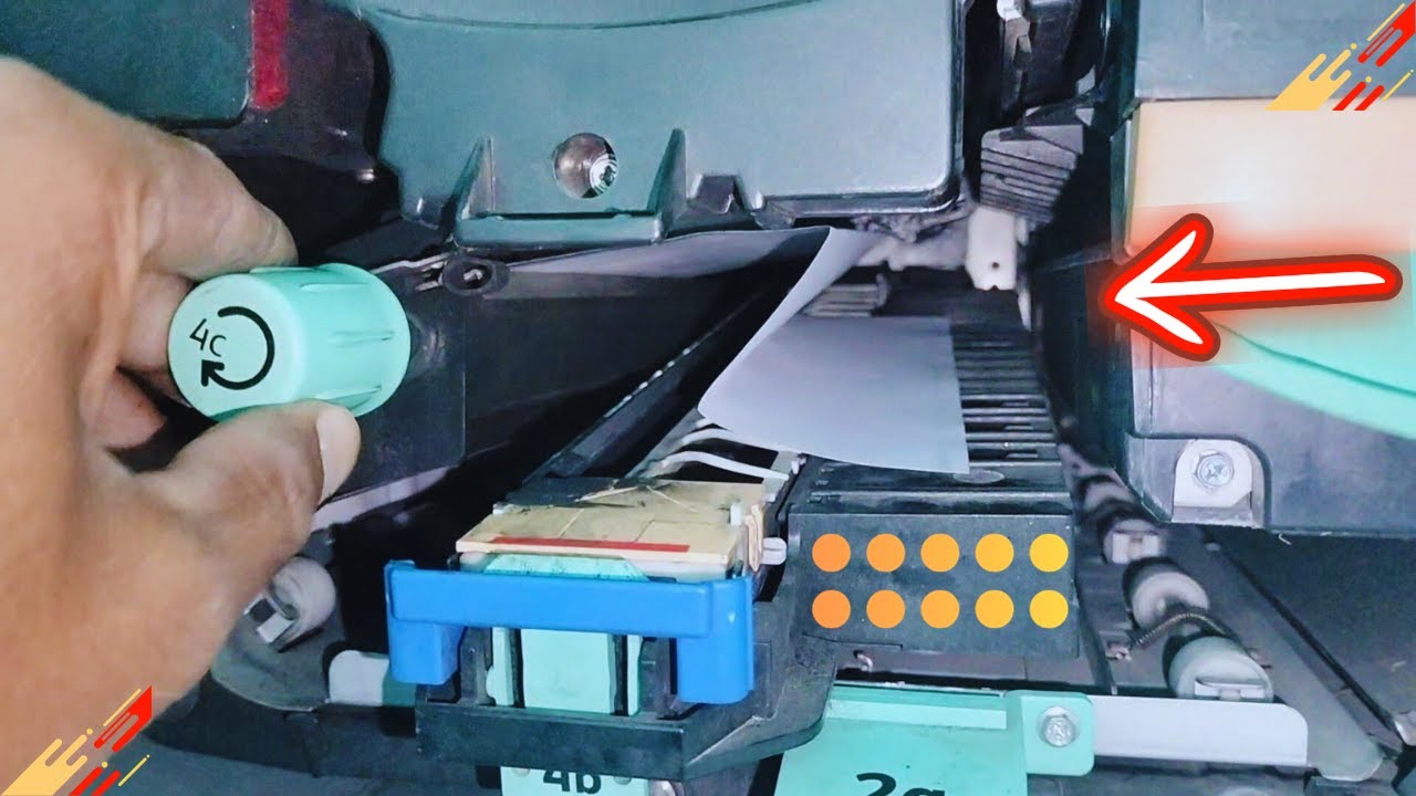 ►Xerox 5855 Photo Copy Machine  Paper Jam Problem Area 4b Solution