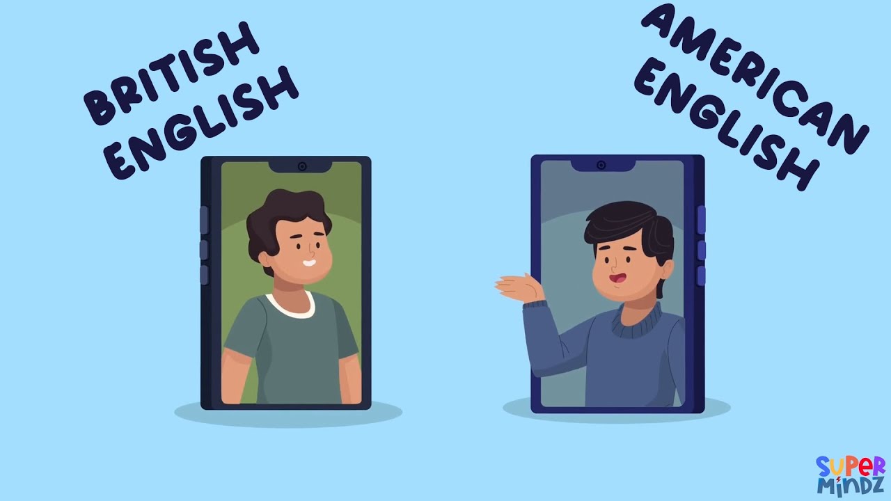British English and American English | Word Differences | For Kids | SuperMindz