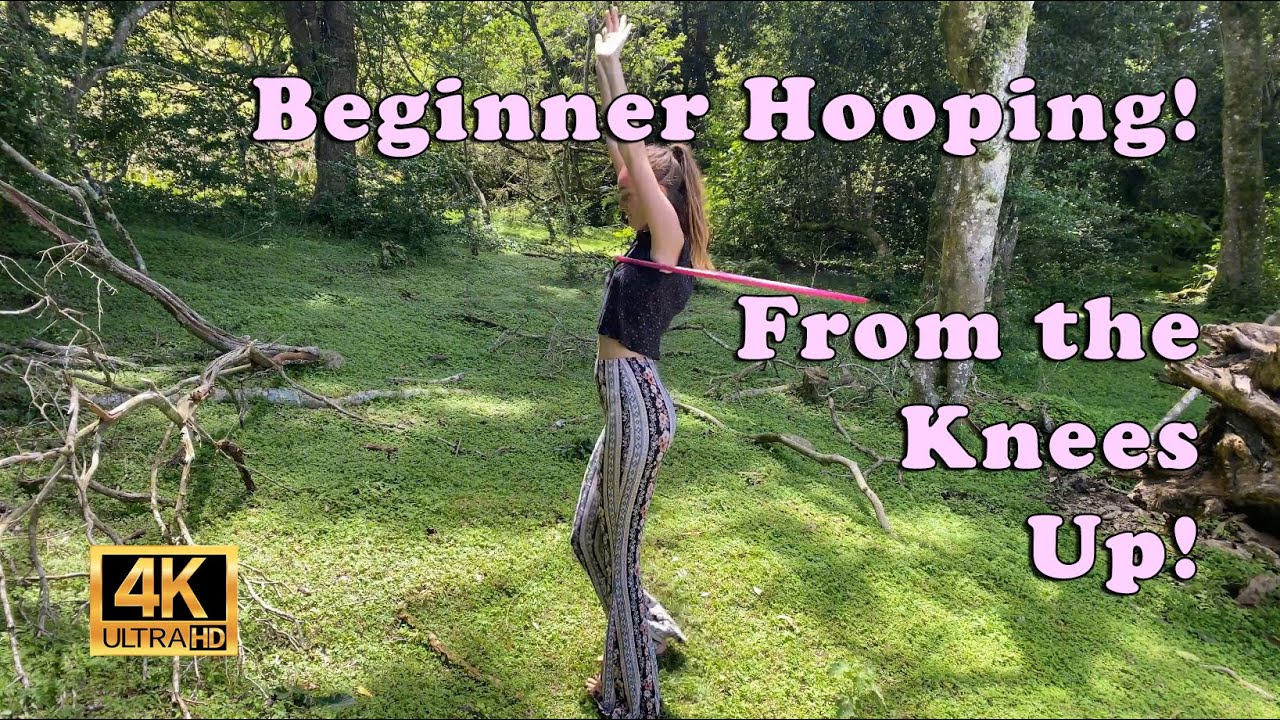 Hula Hooping up from Knees to Neck - Work your hoop up your body!