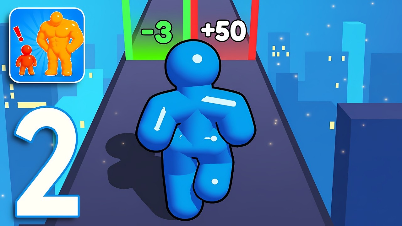 Tall Man Run - Gameplay Walkthrough Part 2: Get As Tall As You Can!  All Levels (Android, iOS)