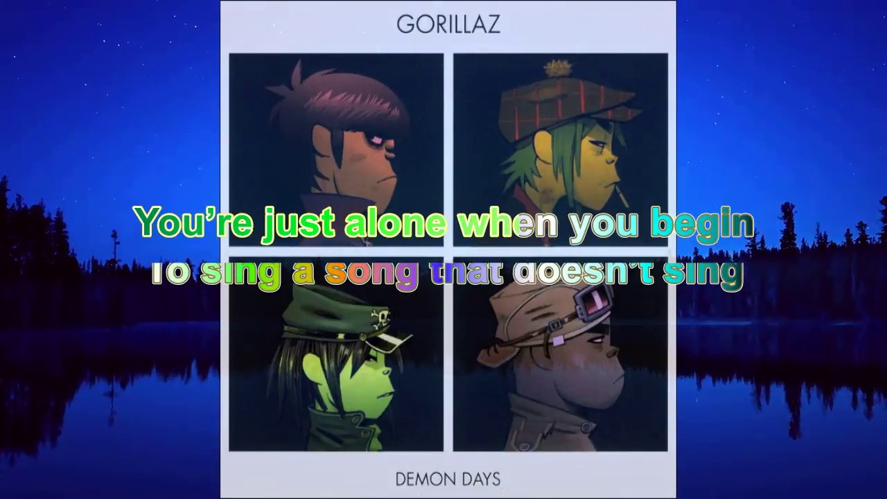 Karaoke - Last Living Souls - Gorillaz with Lyrics *