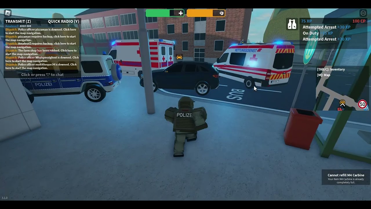 Emergency Hamburg SEK Gameplay [Shoots Fired!, Mafias!] | ROBLOX (AmateurZ)