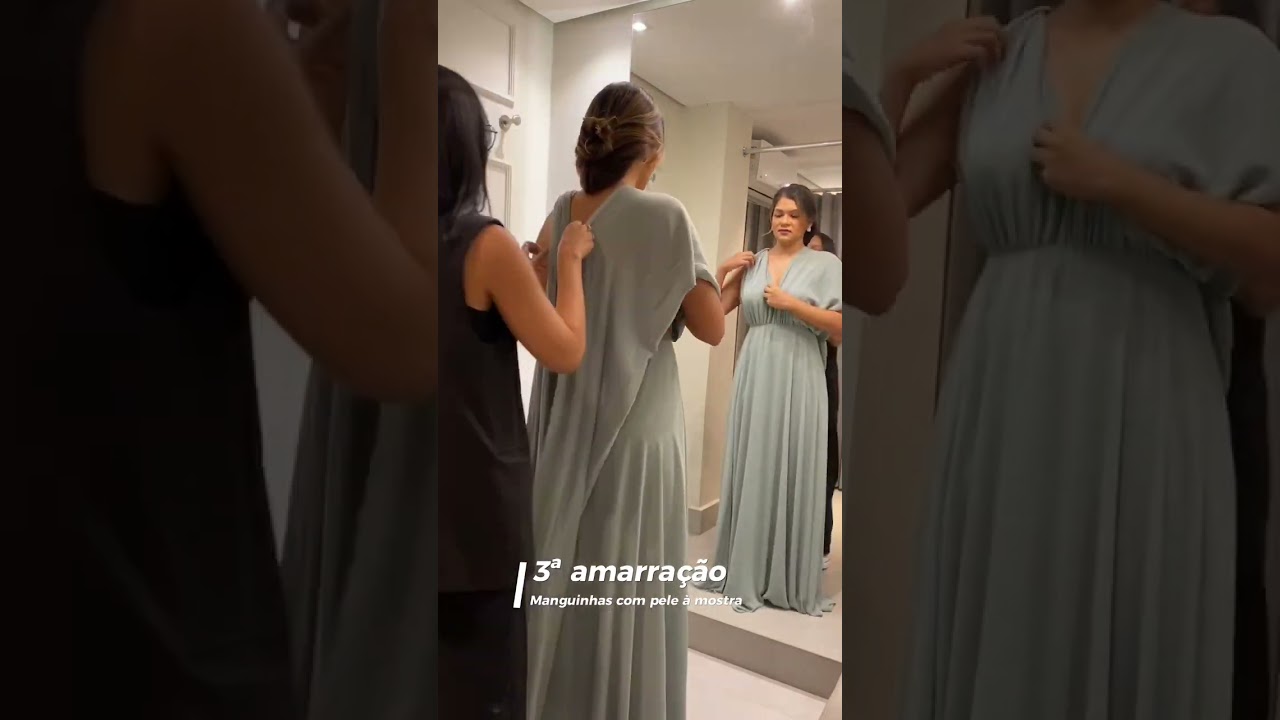 Tutorial vestido multiformas - verde Oliva