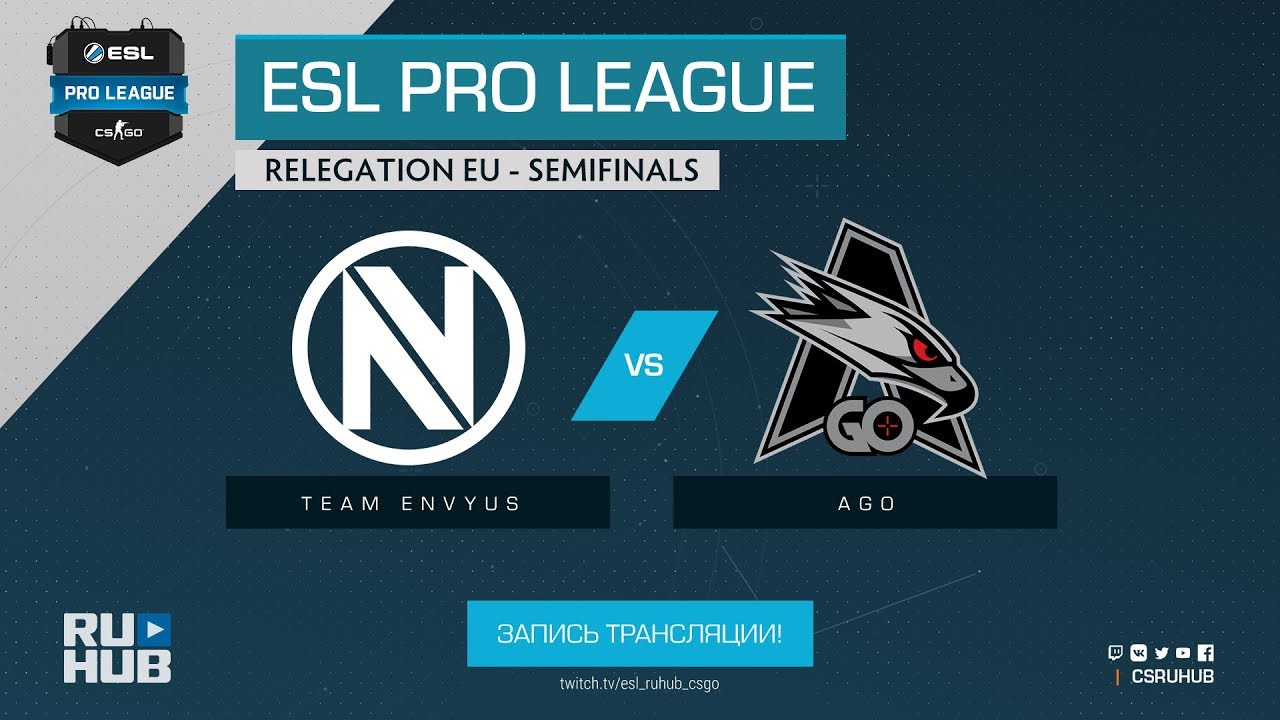 Team EnVyUs vs AGO - ESL Pro League Relegations EU - map1 - de_overpass [CrystalMay, yXo]