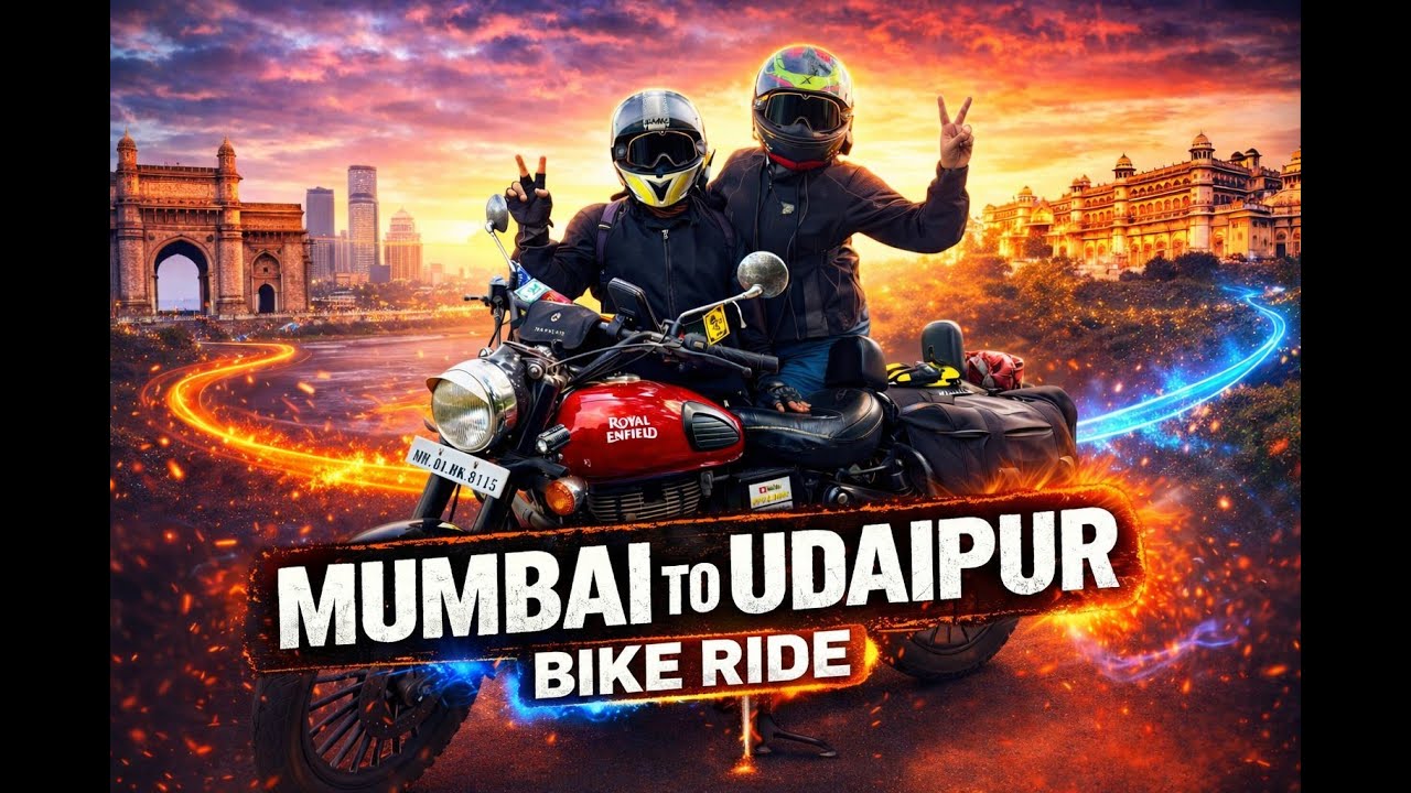 Mumbai to Udaipur Bike Ride, EPIC Road Trip #bike #food #youtube #fun #india #travelvlog #travel