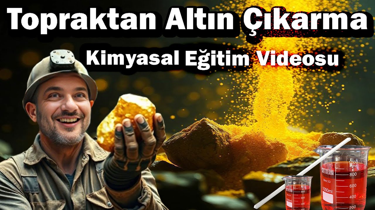Topraktan Kuvars Kaylardan Altın Çıkarma Eğitim Videosu