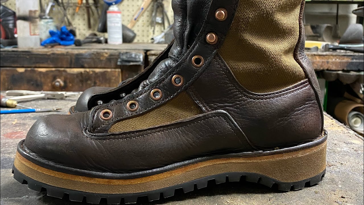 Customizing a pair of Danner Sierra shoes with the Shoe Man