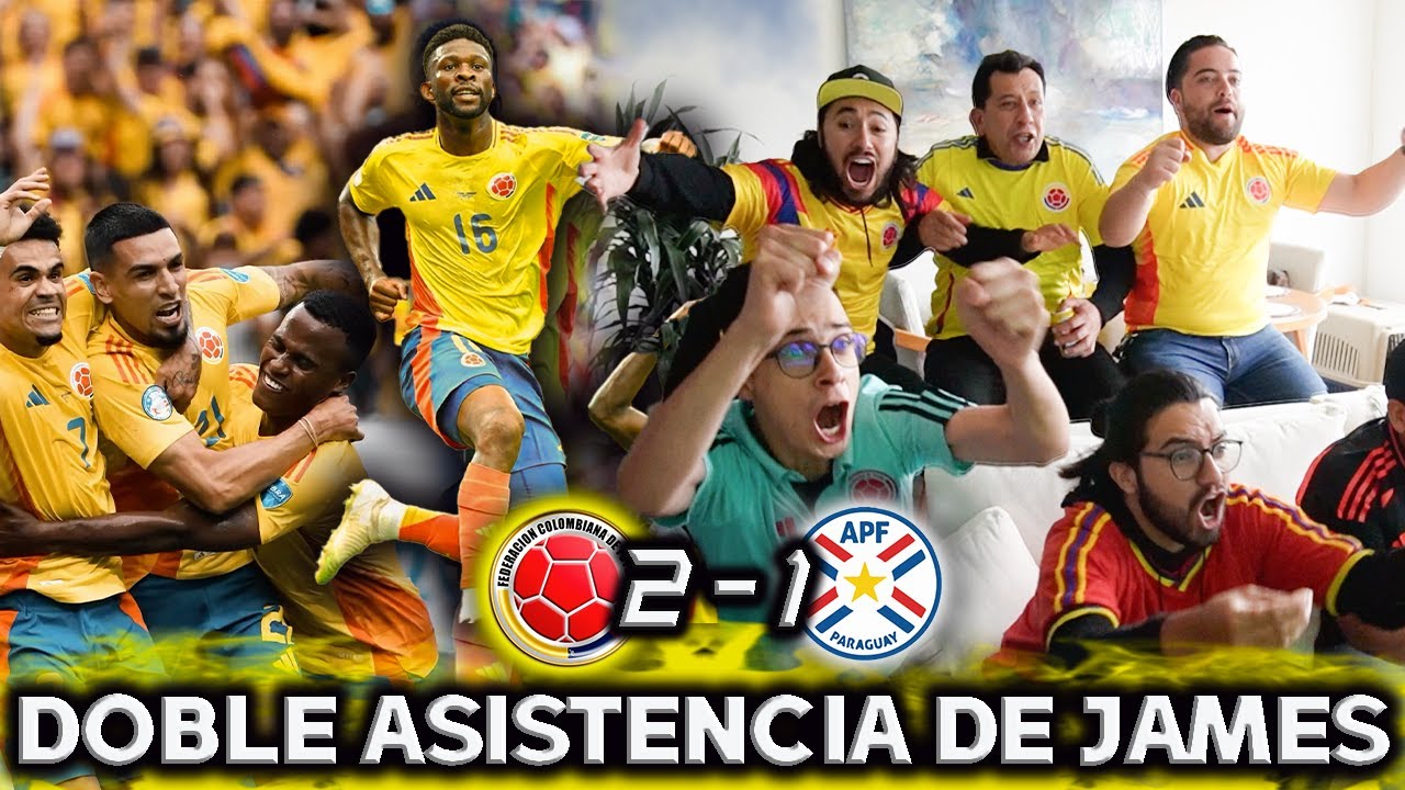 REACCIÓN COLOMBIA vs PARAGUAY (2-1) COPA AMÉRICA 2024