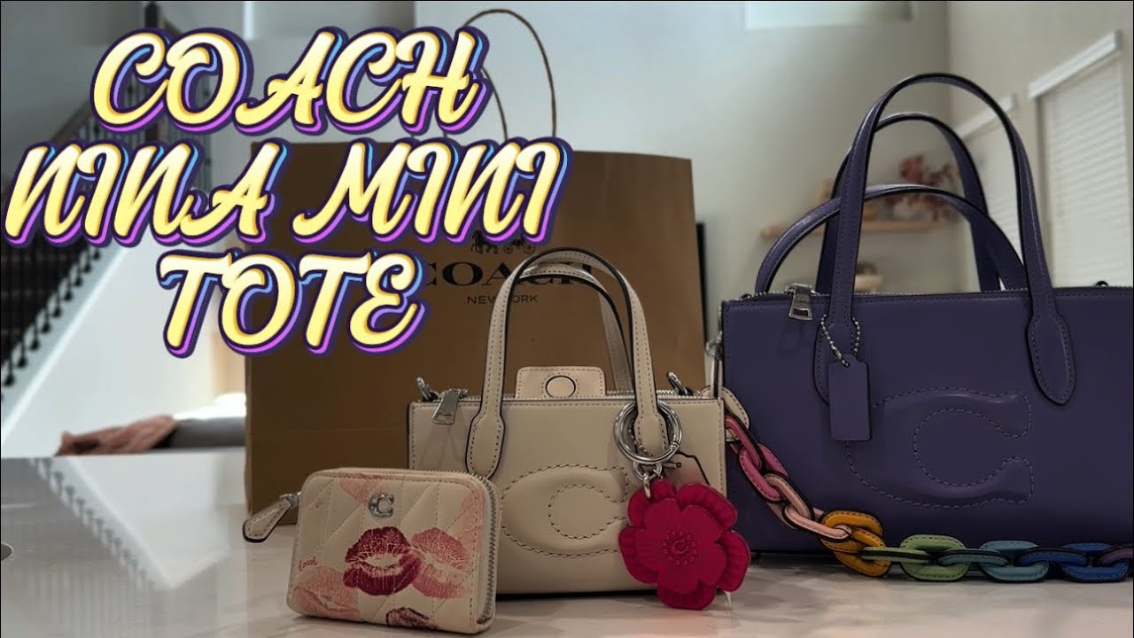 🤍🍨Unboxing the New Coach Nina Mini 👜