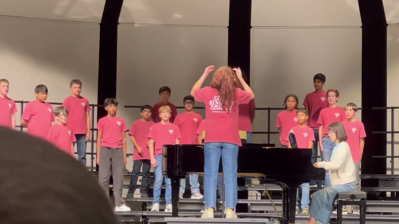 My choir performing If You Heard My Voice