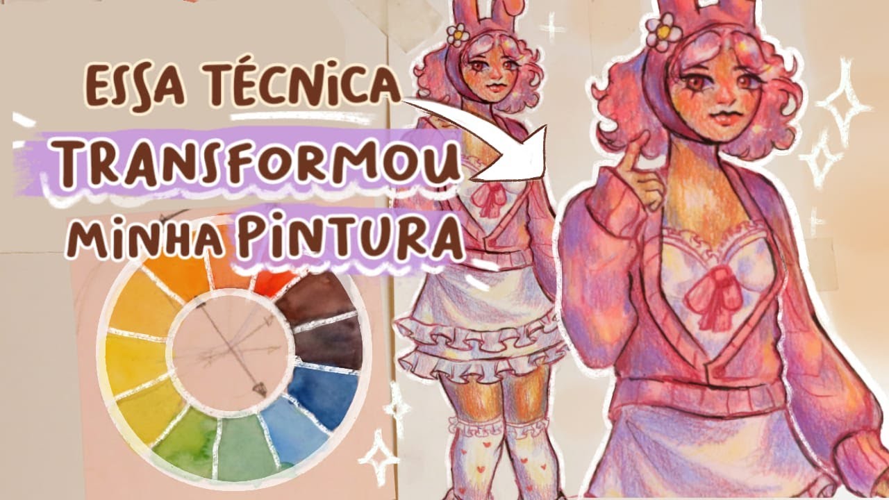 A TÉCNICA QUE DEU VIDA A MINHA PINTURA / teoria das cores ⭐