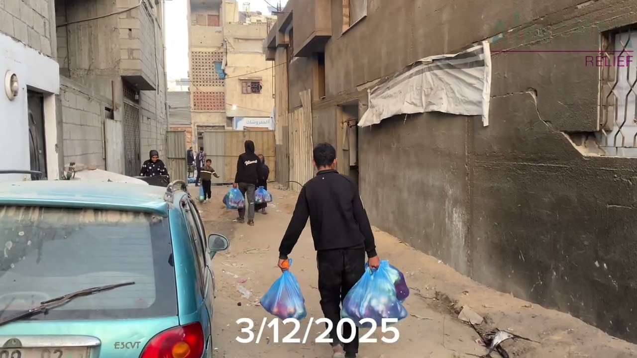 Fresh Vegetables Distribution - Palestine, Gaza - 03/12/2025