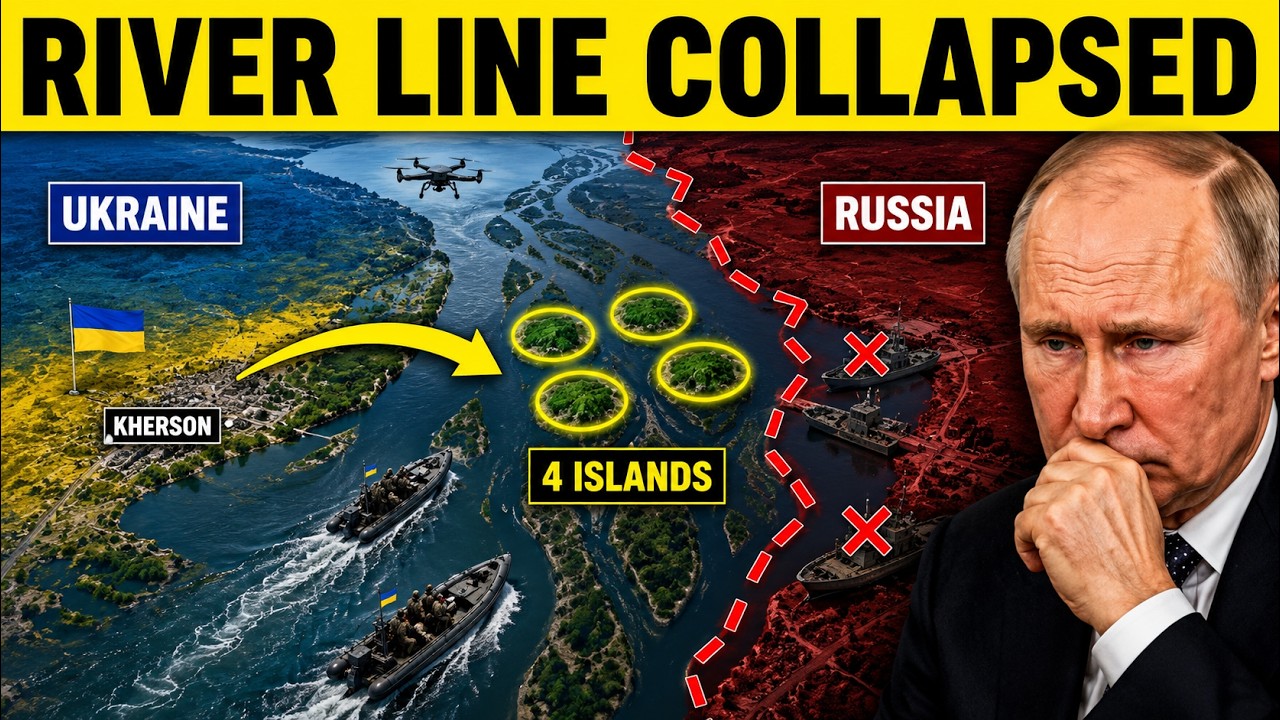 Putin's River Line Just COLLAPSED... Ukraine SEIZED 4 Islands