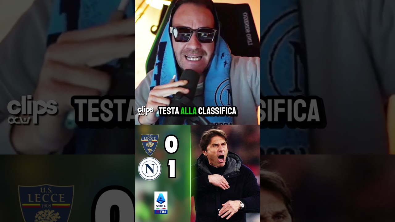 🔵🔵 ATTENZIONE AD ANTONIO CONTE!!#lecceNapoli #Lecce #Napoli #AntonioConte #Conte #SerieA #shorts