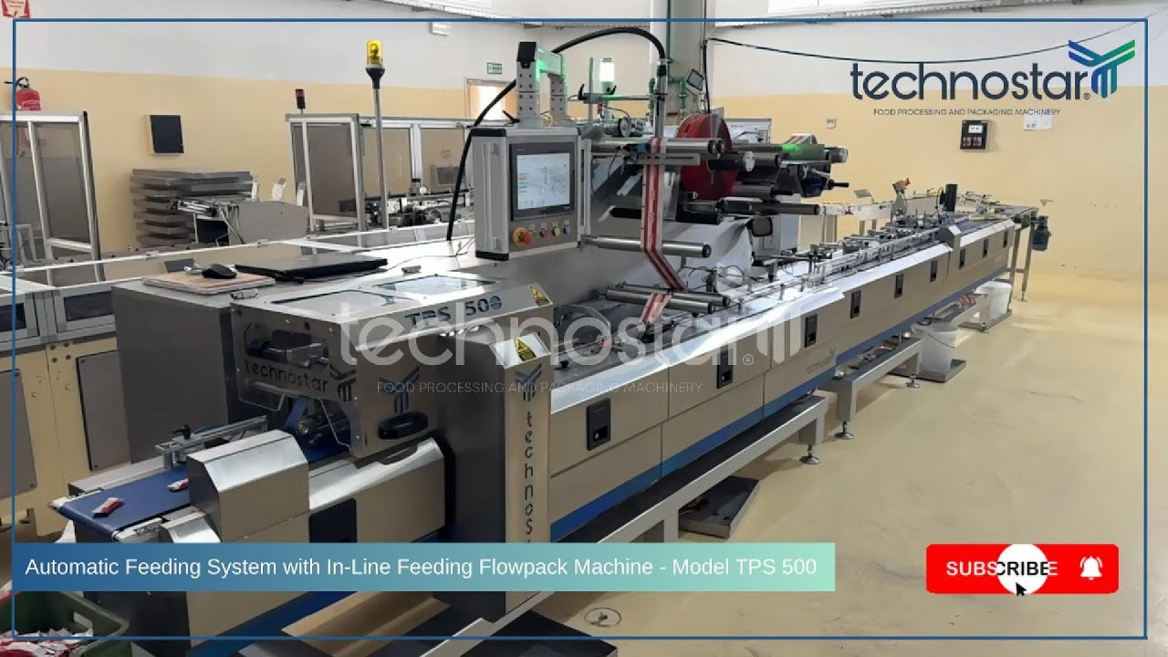 High efficiency Automatic In-line Feeding Chocolate Packaging Machine