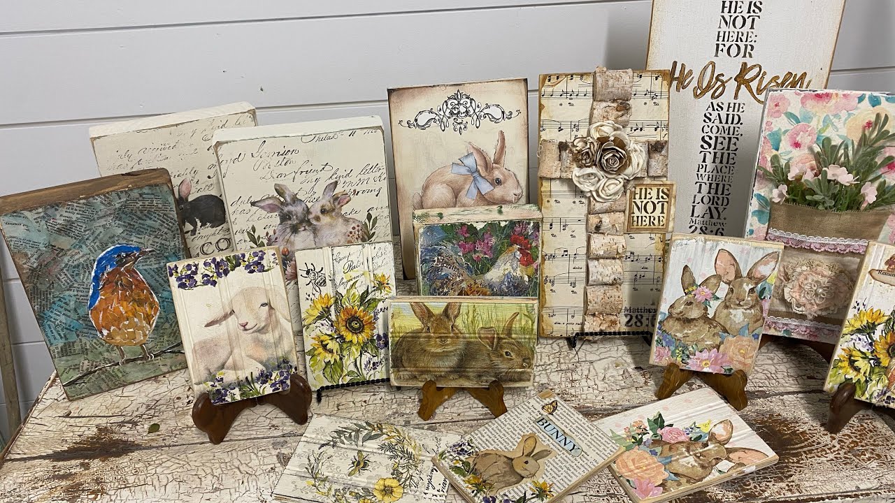Spring Decor from Scrap wood