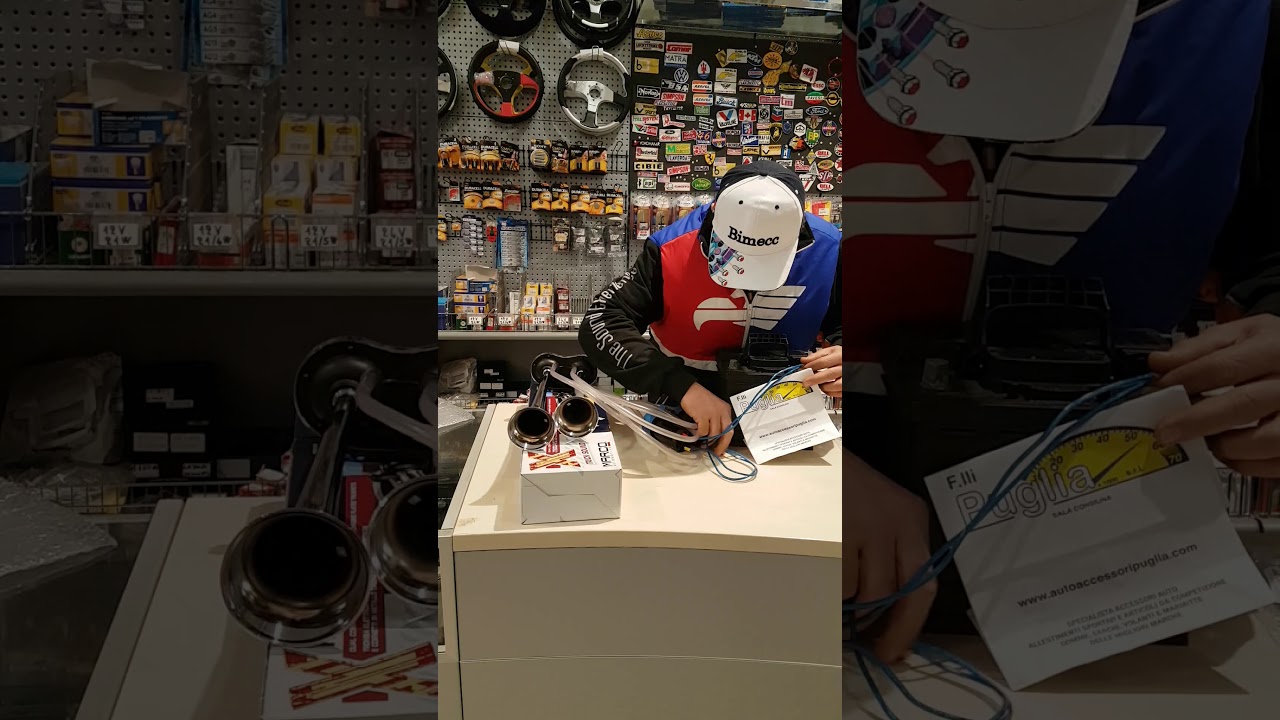 Marco XB2 Tromba elettropneumatica con doppio compressore 12V