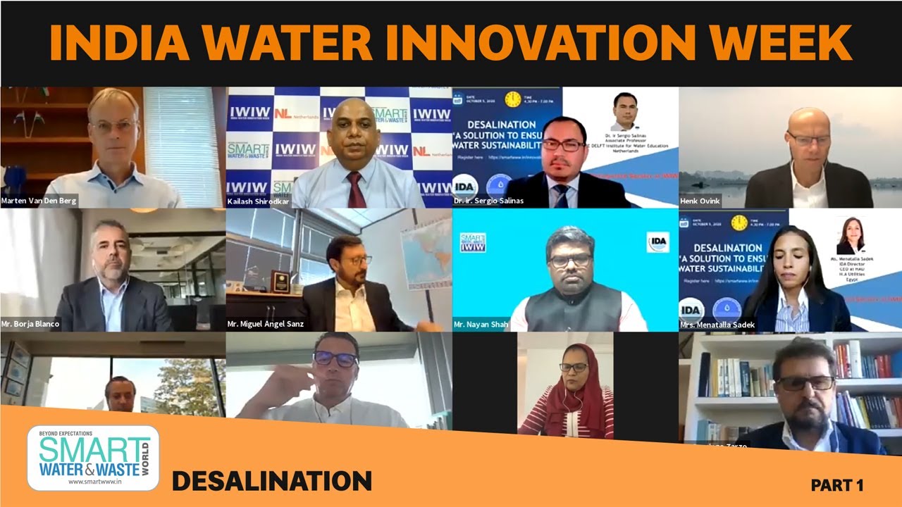 India Water Innovation Week 2020 | Day 1 | Desalination | Part 1