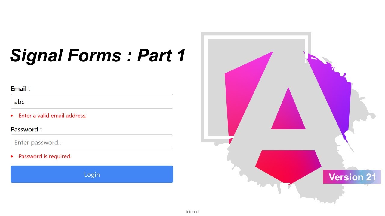 Новые возможности Angular 21 | Что такое Signal Forms в Angular 21 | Встроенная валидация в Signa...
