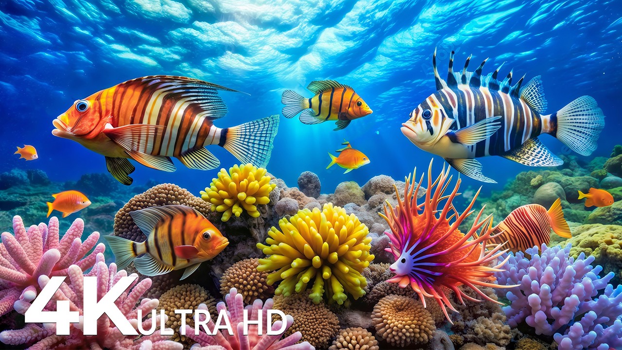 Marvel at Sea Animal in The Best 4K ULTRA HD Aquarium-Dive Into The Mesmerizing Underwater Realm #86