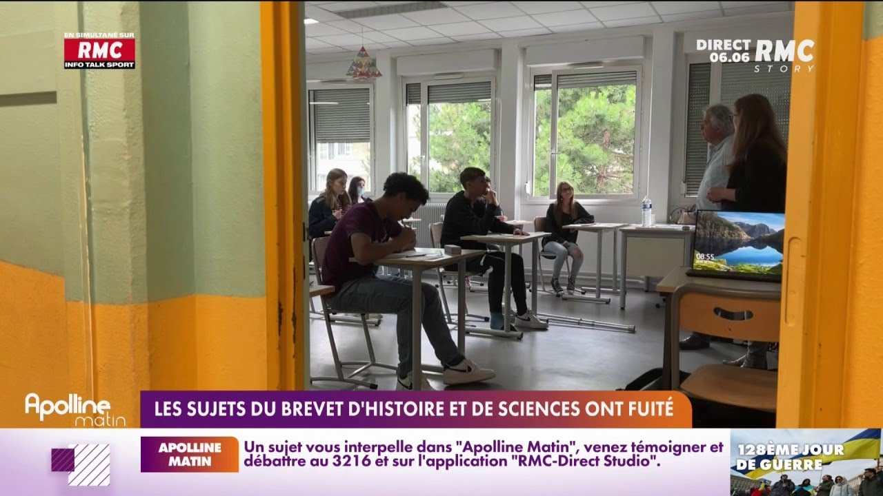 Brevet des coll&egrave;ges : les sujets d'histoire-g&eacute;o et de sciences ont fuit&eacute; sur les r&eacute;seaux sociaux