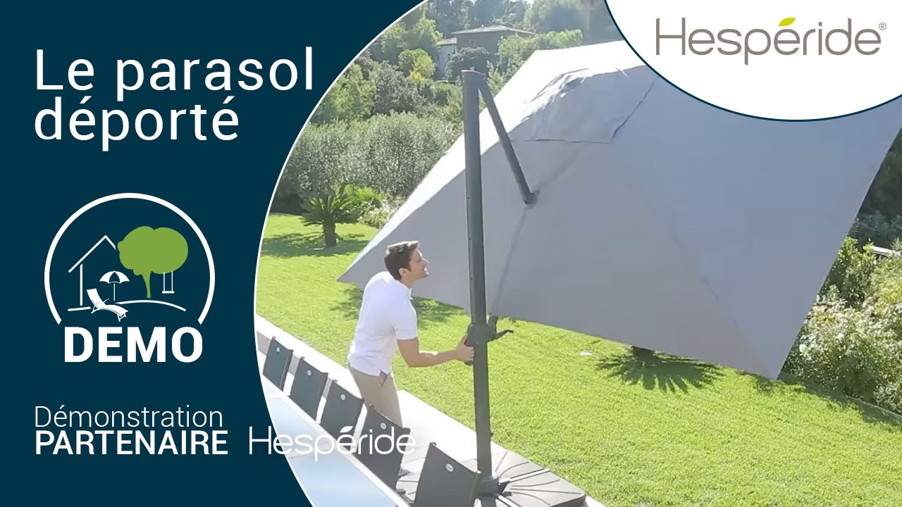 Parasol d&eacute;port&eacute; Hesp&eacute;ride