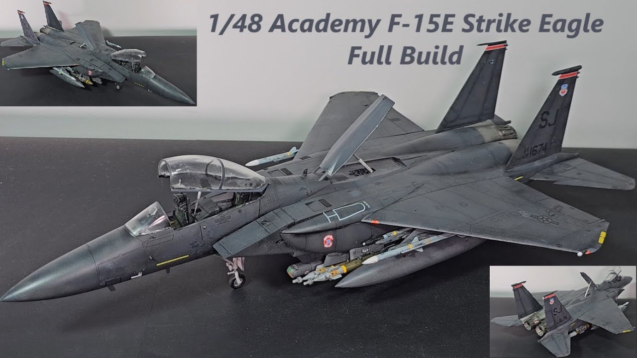 1/48 F-15E Strike Eagle Academy Full Build