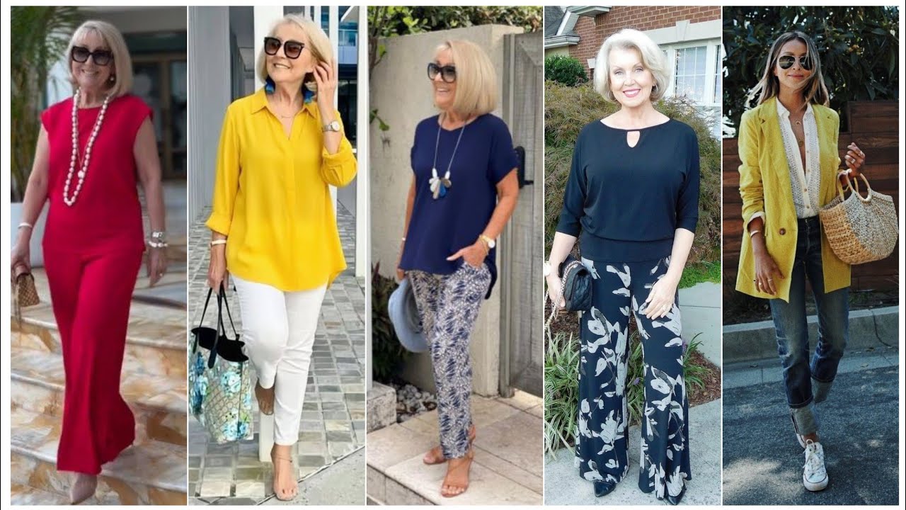 Natural Older Women OVER 50 60 70 | Summer Fashion 2025 For Women #womenoutfitsideas