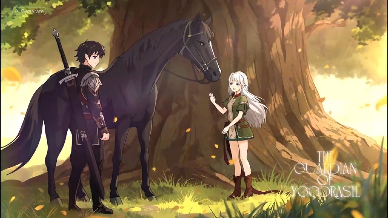 Relaxing Dream Fantasy Music – The Rider and His Shadow [ The Guardian of Yggdrasil ]