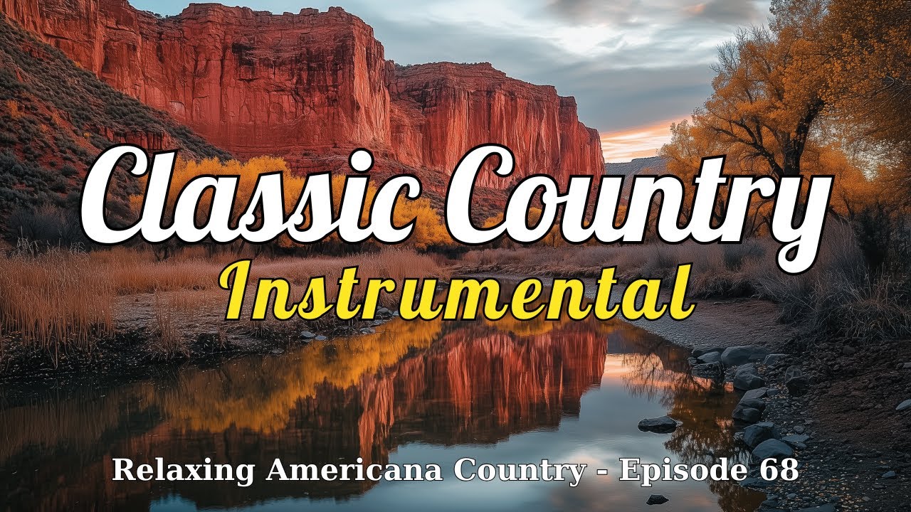 Classic Country Instrumental – 1 Hour Warm Nostalgic Music with Autumn Landscapes| Ep.68