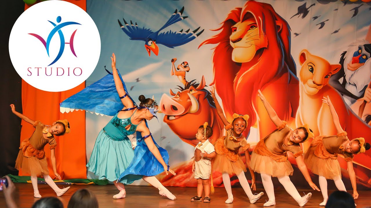 ESPETÁCULO RELEITURA DE O REI LEÃO- BALÉ INFANTIL (Musica:  O Que Eu Quero Mais É Ser Rei)
