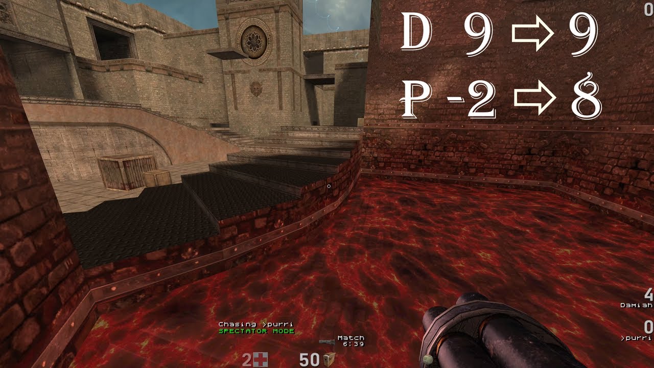 purri vs Damiah - Quake2 duel - q2rdm2 - 09.12.2024