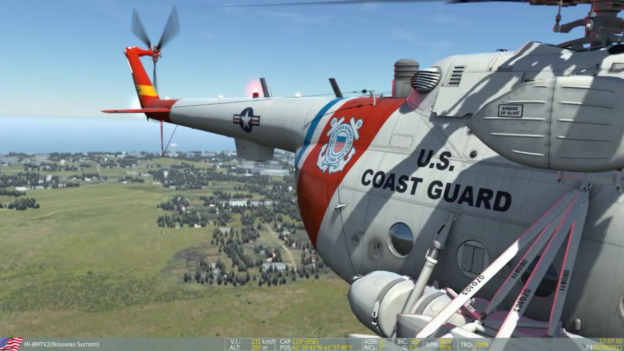 DCS WORLD MI8 civil rescue in mountain
