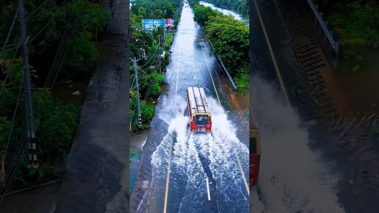Rain submerges AC Road in Kerala&rsquo;s Kuttanad #mountain_pirates #alappuzha #kerala #flood #rain