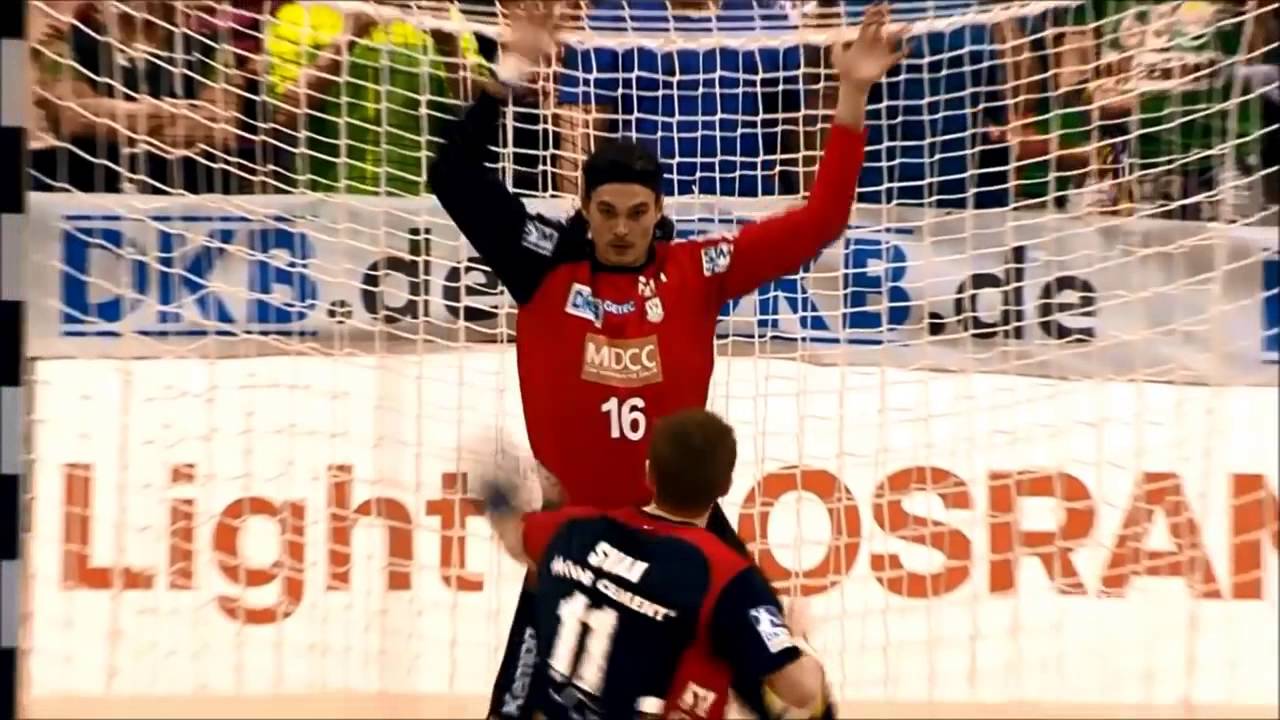 DHB Pokal 2015 Finale SG Flensburg Handewitt   SC Magdeburg 7m Werfen