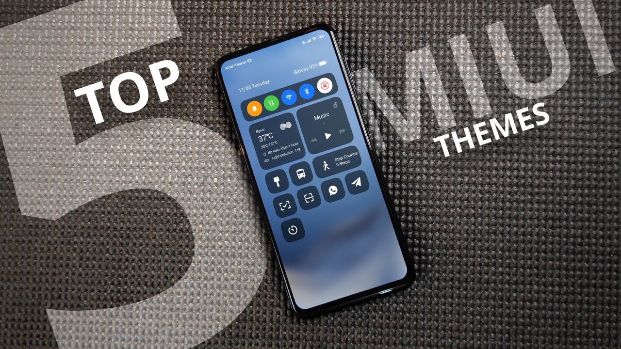 Best MIUI 12 Theme with Charging Animation & Boot Animation