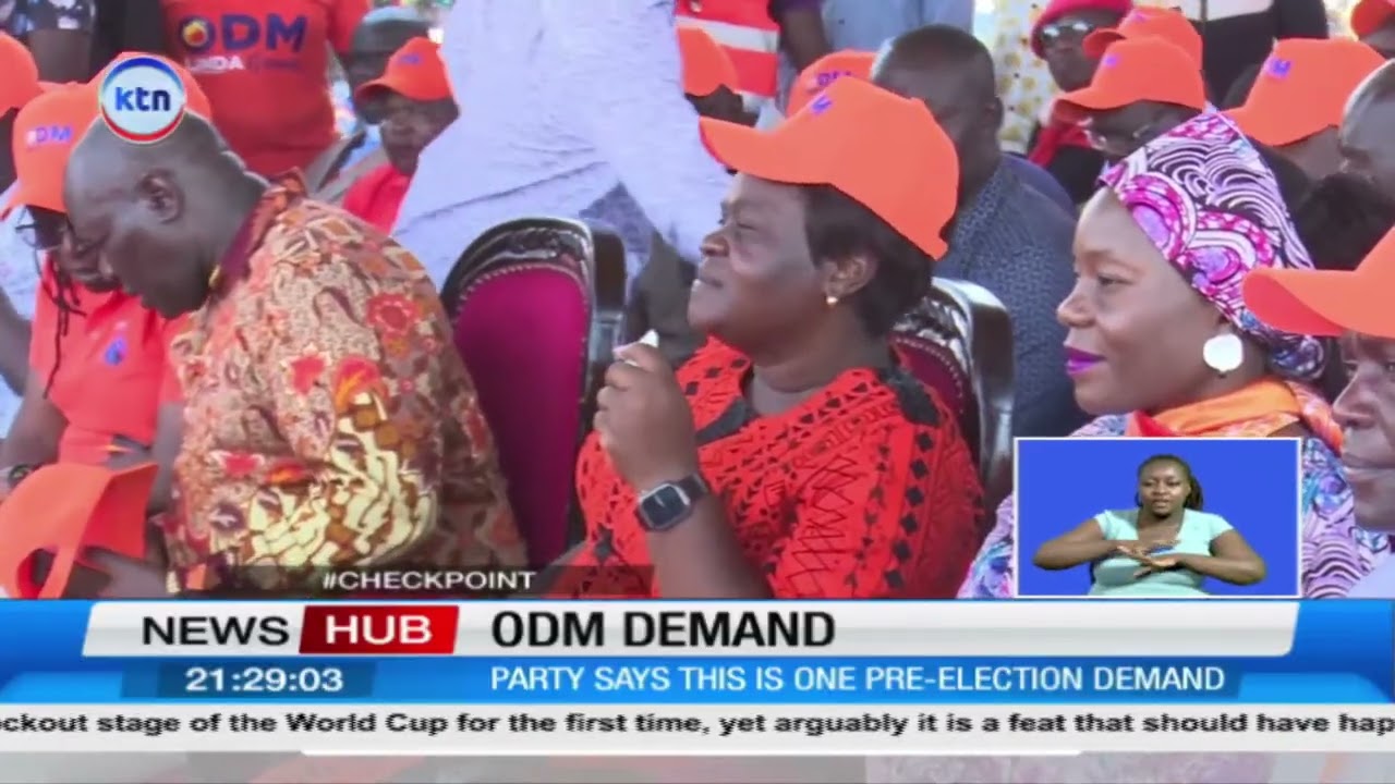 ODM demands presidency or deputy presidency in any 2027 political deal