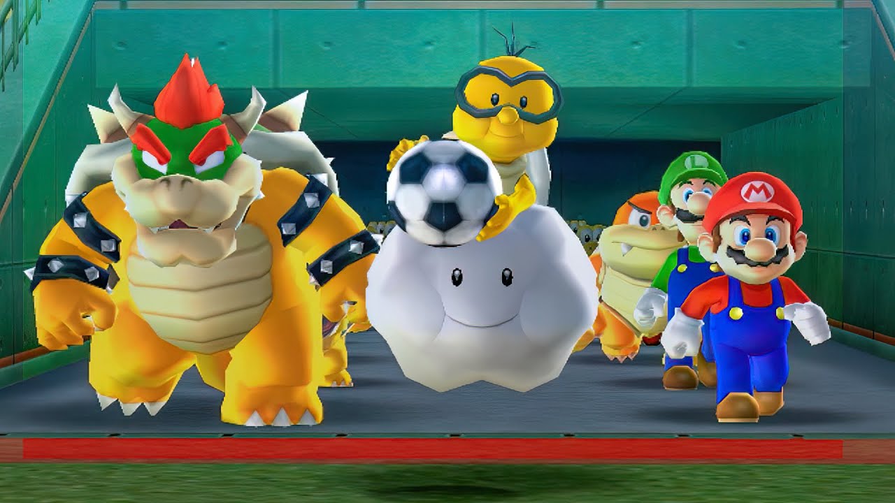 Mario Sports Superstars - All Character (Football Event)