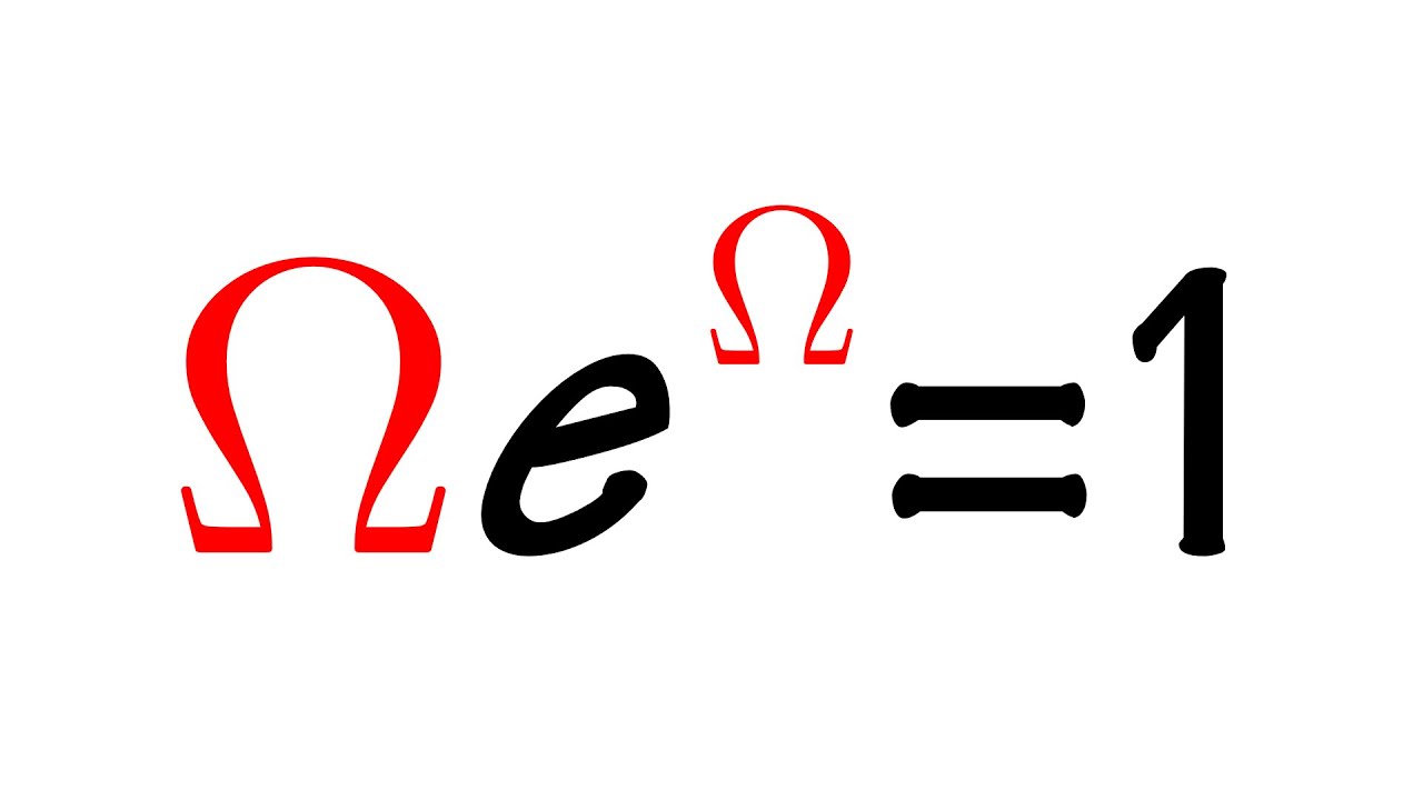 Newton's method and Omega Constant