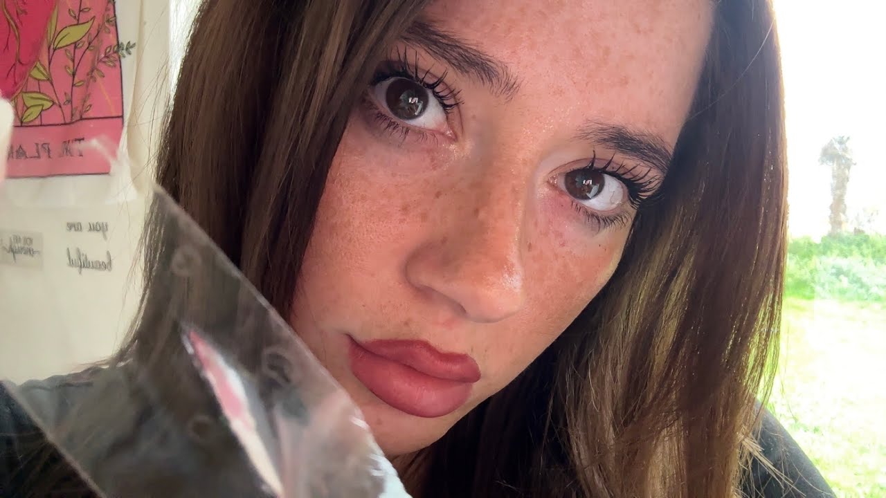 Lofi ASMR putting tape on the camera lense - fast and aggressive ( lots of crinkly tingles)