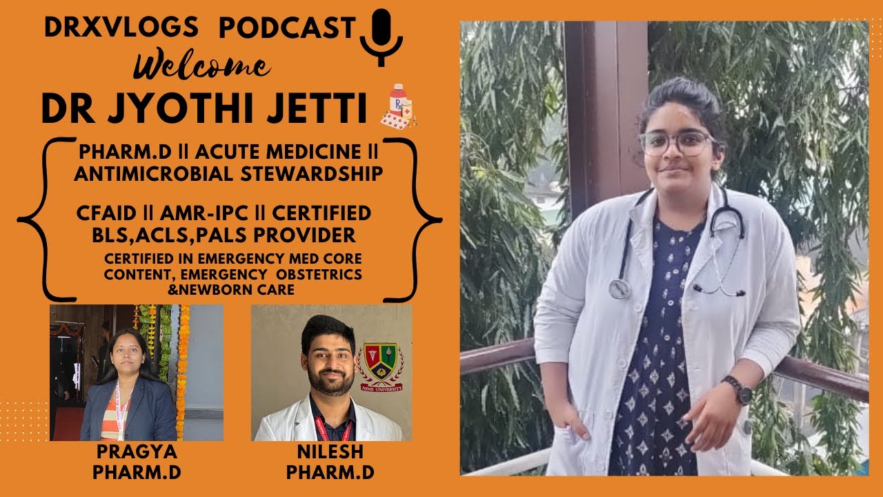 PODCAST ON : Scope AND Jobs of PHARM.D in INDIA. DRxPodcast
