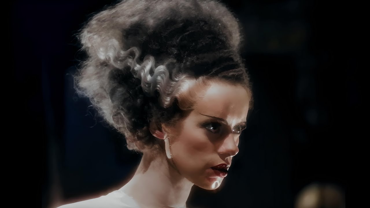 Bride of Frankenstein IN COLOUR CLIP (1935) 4K - The Monster Meets His Bride  #oldmovies
