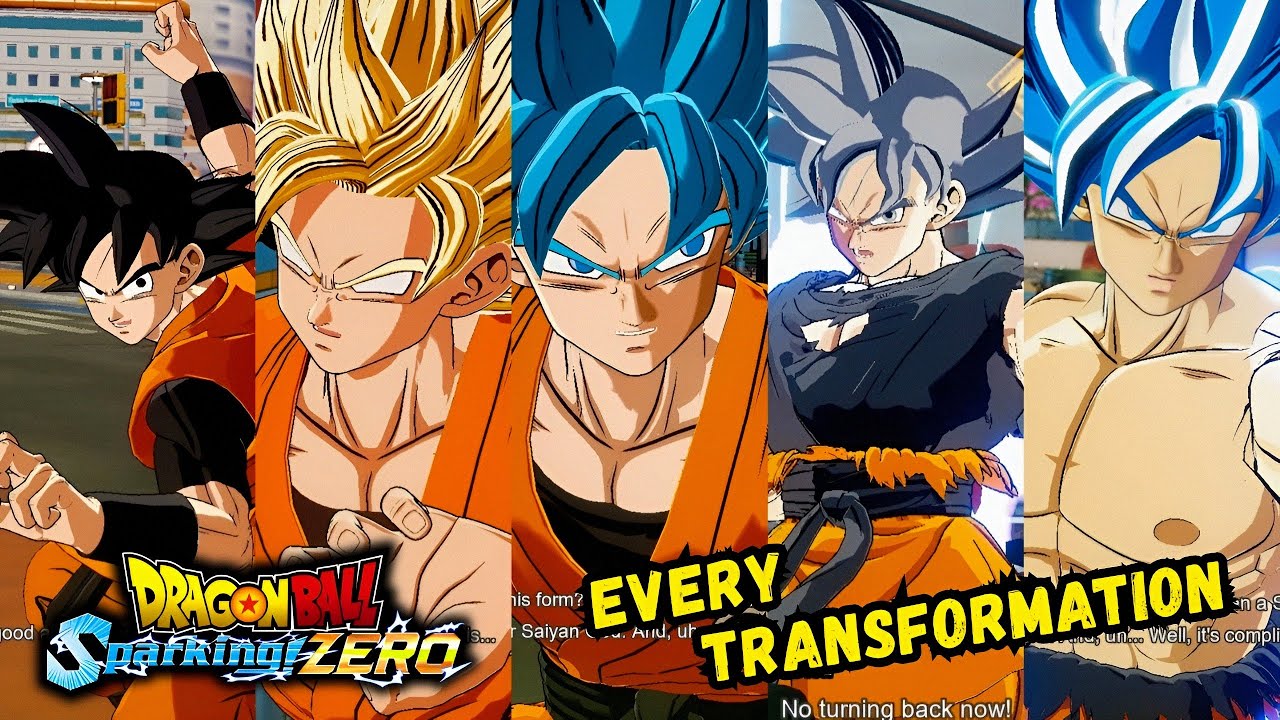 GOKU ( SDBH ) All Transformations Super Saiyan 1 - Universe Tree Power, Special & Ultimate Attacks 👀