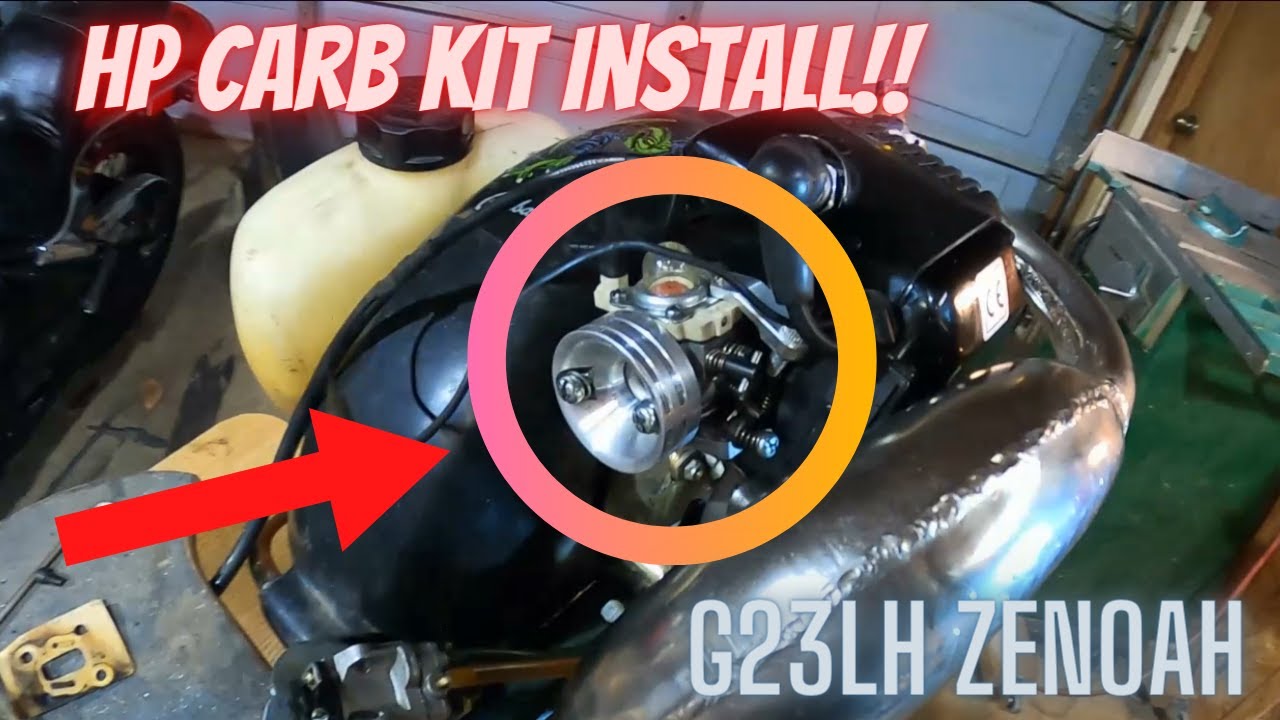Goped G23LH HP carb install (WT-167)