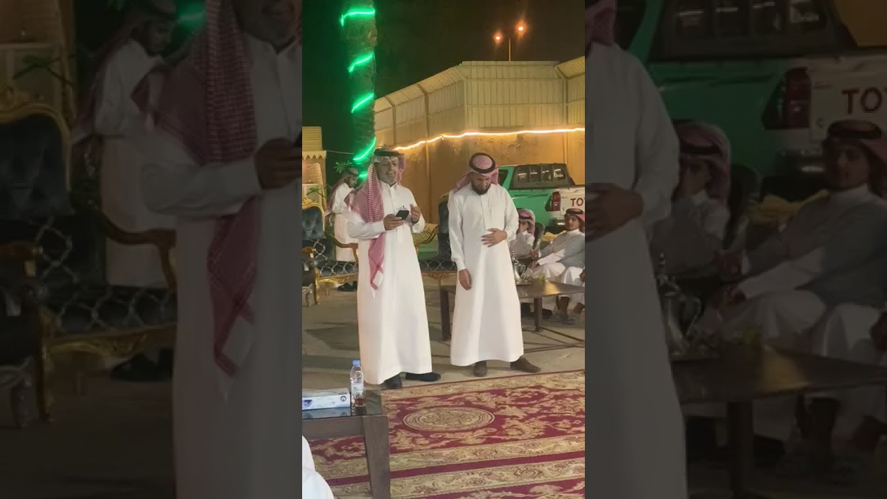 💫 أبو عليّ عبدالله بن عليّ آل عامر يحيّي شقيق نفسه وأنسه سعيد بن ناصر في مأدبة عاصميّة