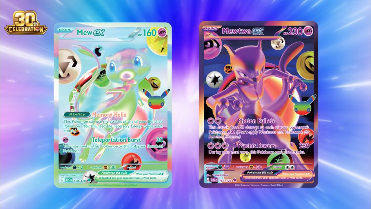 Pok&eacute;mon TCG: 30th Celebration | Available September 16